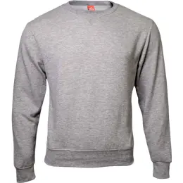 FWRD Basic Crew Neck Sweater Grey Melange Front